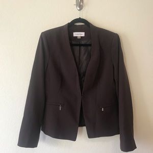 Calvin Klein Brown Blazer 14P